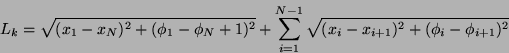 \begin{displaymath}
\delta L_k = 0.34 (\epsilon - \frac{\epsilon^2}{2})(N - \sqrt{\frac{10}
{\epsilon}}),
\end{displaymath}