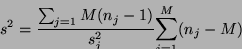 \begin{displaymath}
\theta = \frac{s^2}{\sigma^2}
\end{displaymath}