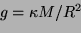 \begin{displaymath}
P = 2 \pi \sqrt{{R^3}{\kappa M}},
\end{displaymath}