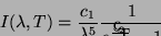 \begin{displaymath}
I_{bol} = \sigma T^4
\end{displaymath}