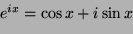 \begin{displaymath}
F(\nu) = \int_{-\infty}^{\infty} f(t) \cos(2\pi \nu t) dt + i
\int_{-\infty}^{\infty} f(t) \sin(2\pi \nu t) dt
\end{displaymath}